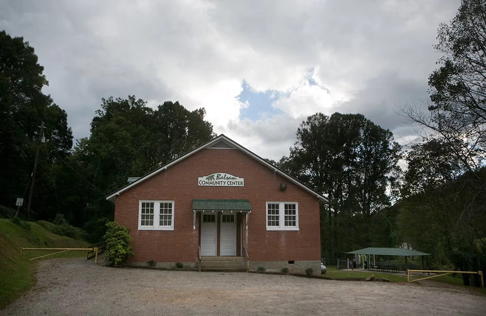Front View of The Balsam Community Center
